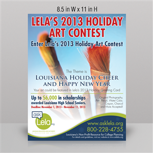 Holiday Art Contest Flyer | Flyer Design by Mon01