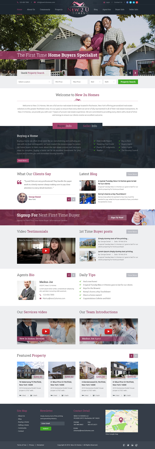 Wordpress Design by Sbss for this project | Design #9879475