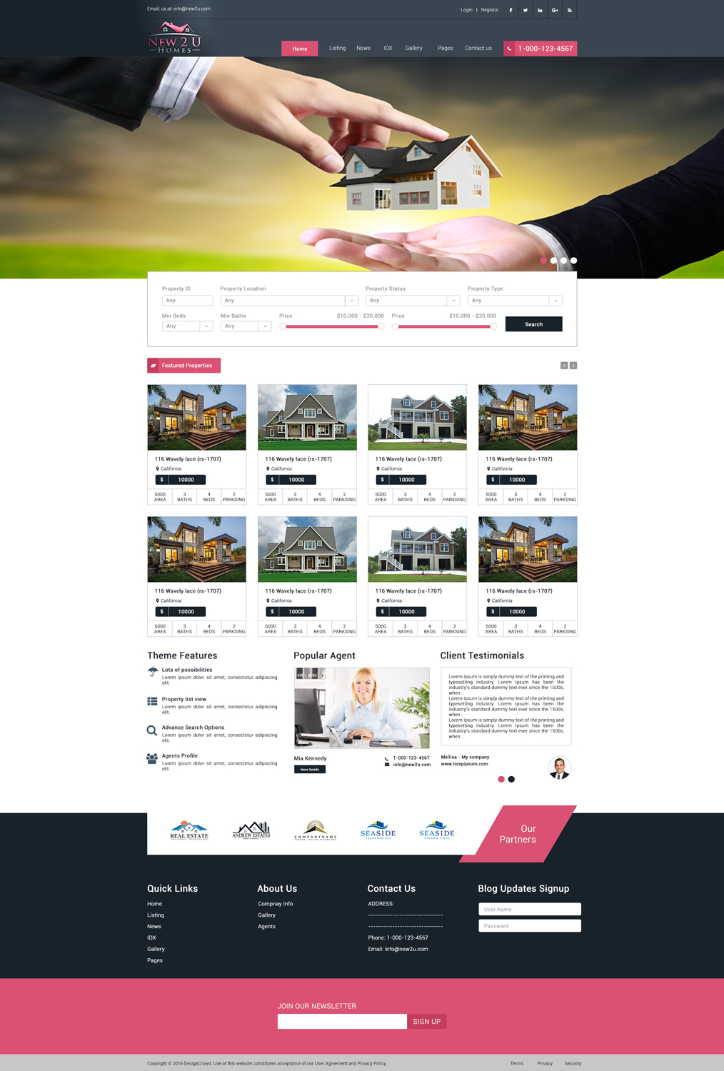 WordPress-Design von Muhammad Ali Hashmi für dieses Projekt | Design #9810562