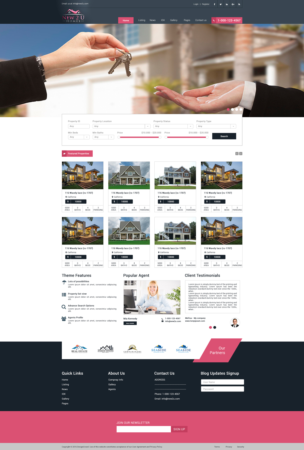 WordPress-Design von Muhammad Ali Hashmi für dieses Projekt | Design #9810571