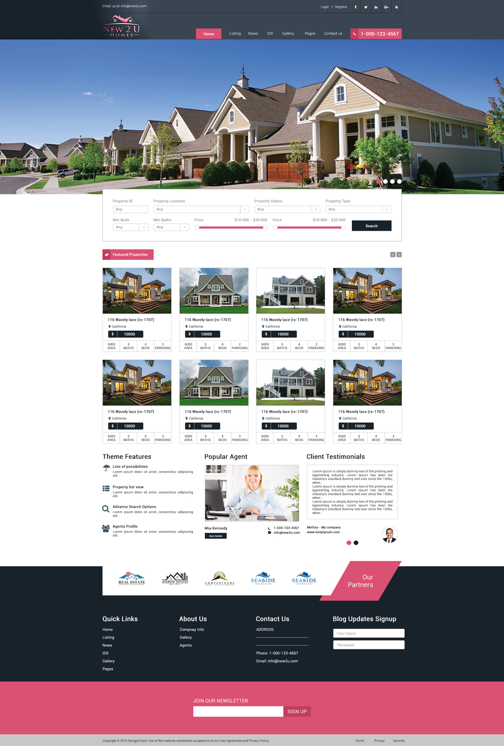 WordPress-Design von Muhammad Ali Hashmi für dieses Projekt | Design #9810582