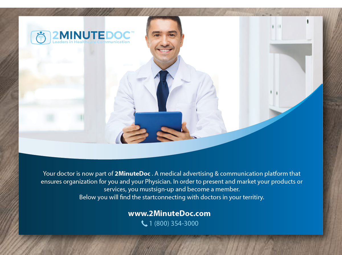 Postcard Design by alex989 for Kaiser Medical Inc | Design #9517728