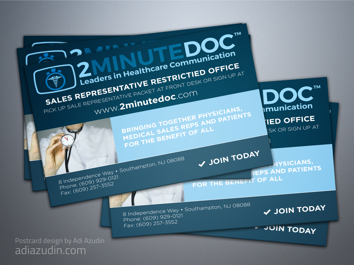 Postcard Design by adiazudin for Kaiser Medical Inc | Design #9514363