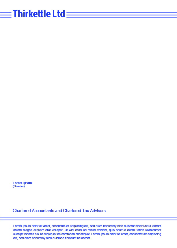 Letterhead Design by Creative hub for Thirkettle Ltd | Design #2084898