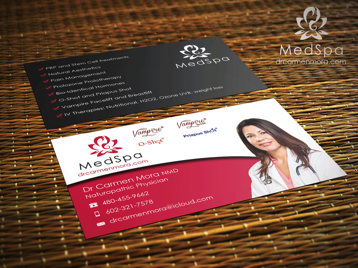 Visitenkarten-Design von Riz' für Innova Medical & Spa | Design #9534339