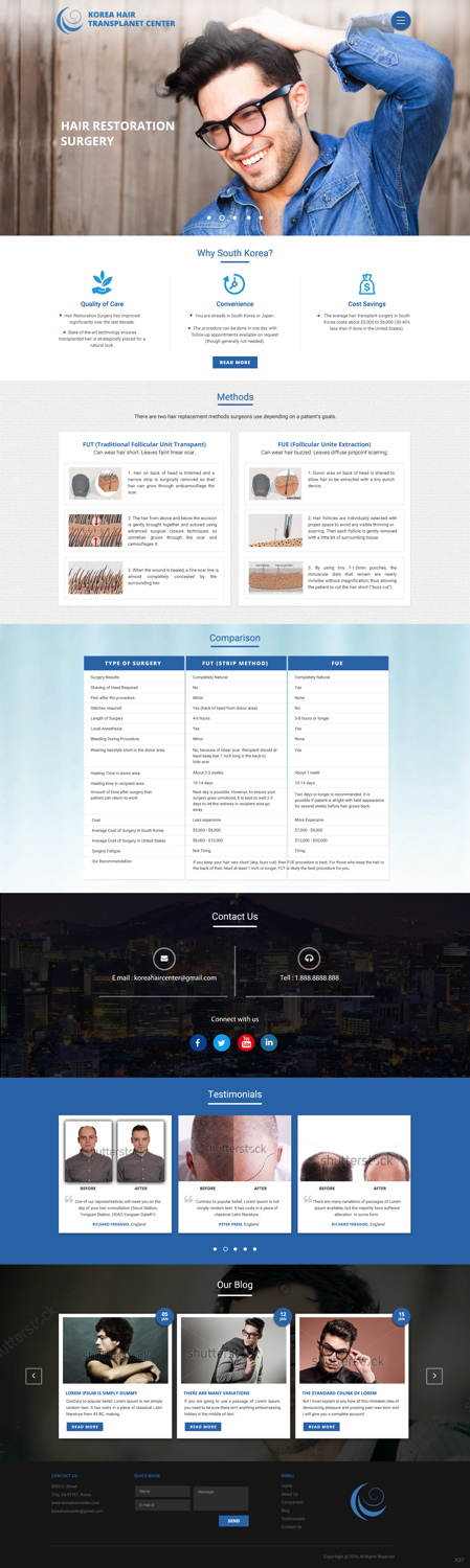 Web Design by pb for this project | Design #9588496