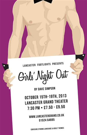 Poster Design by Simple Syrup for Lancaster Footlights | Design: #2183622