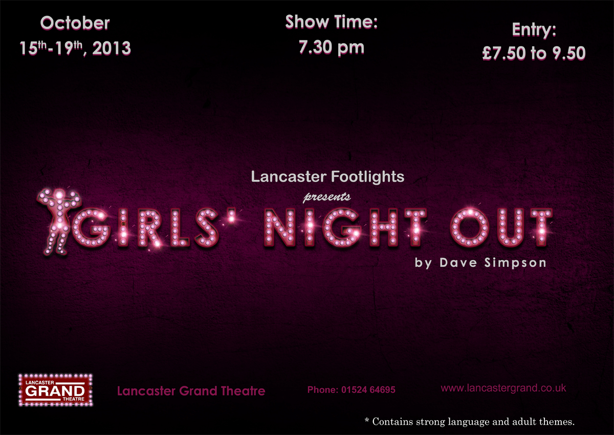 Poster Design by Akaram Advertising for Lancaster Footlights | Design #2188839