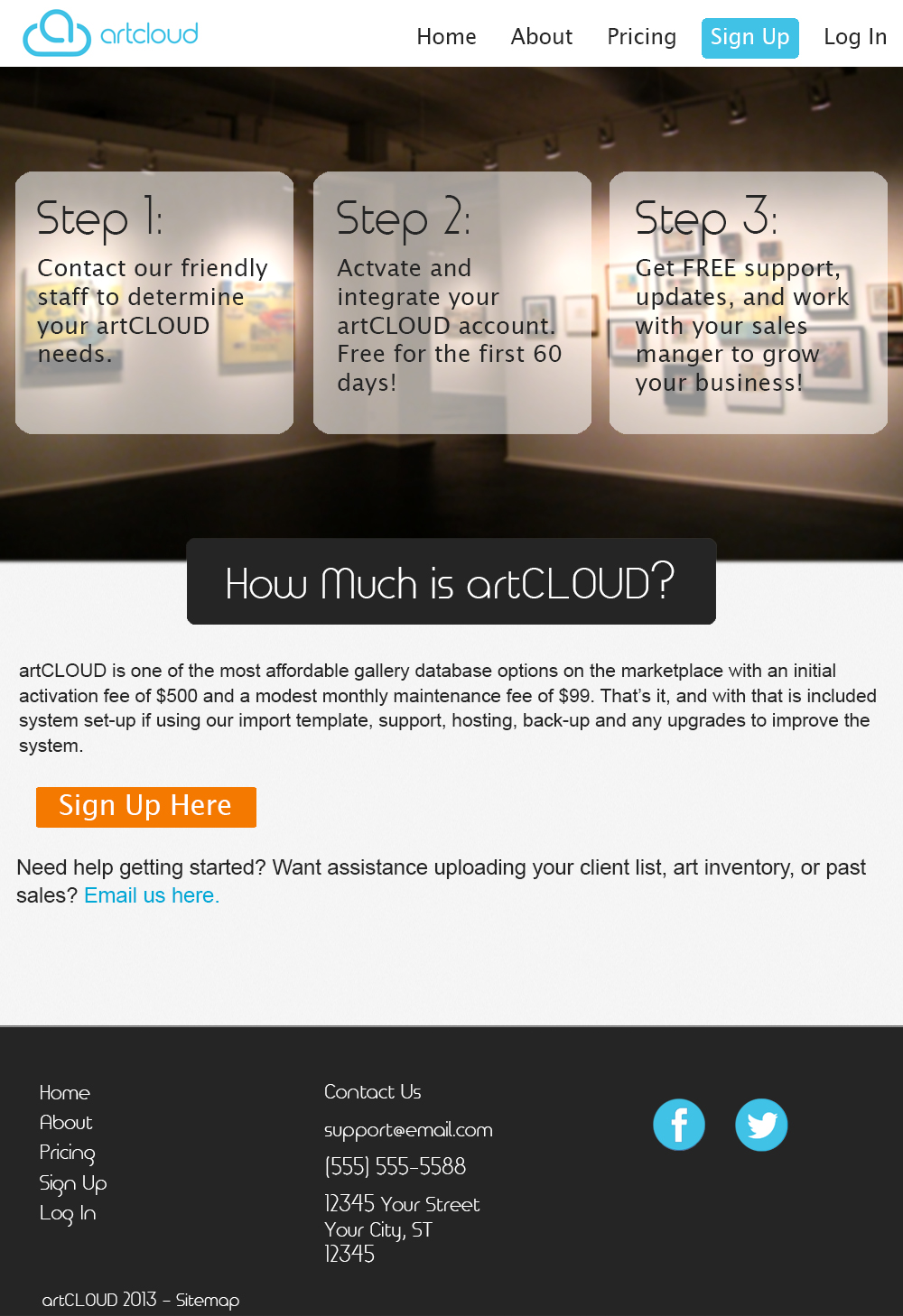 Web Design by Chrissy Hoff for this project | Design #2120276