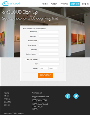 Web-Design von Chrissy Hoff für dieses Projekt | Design: #2120283