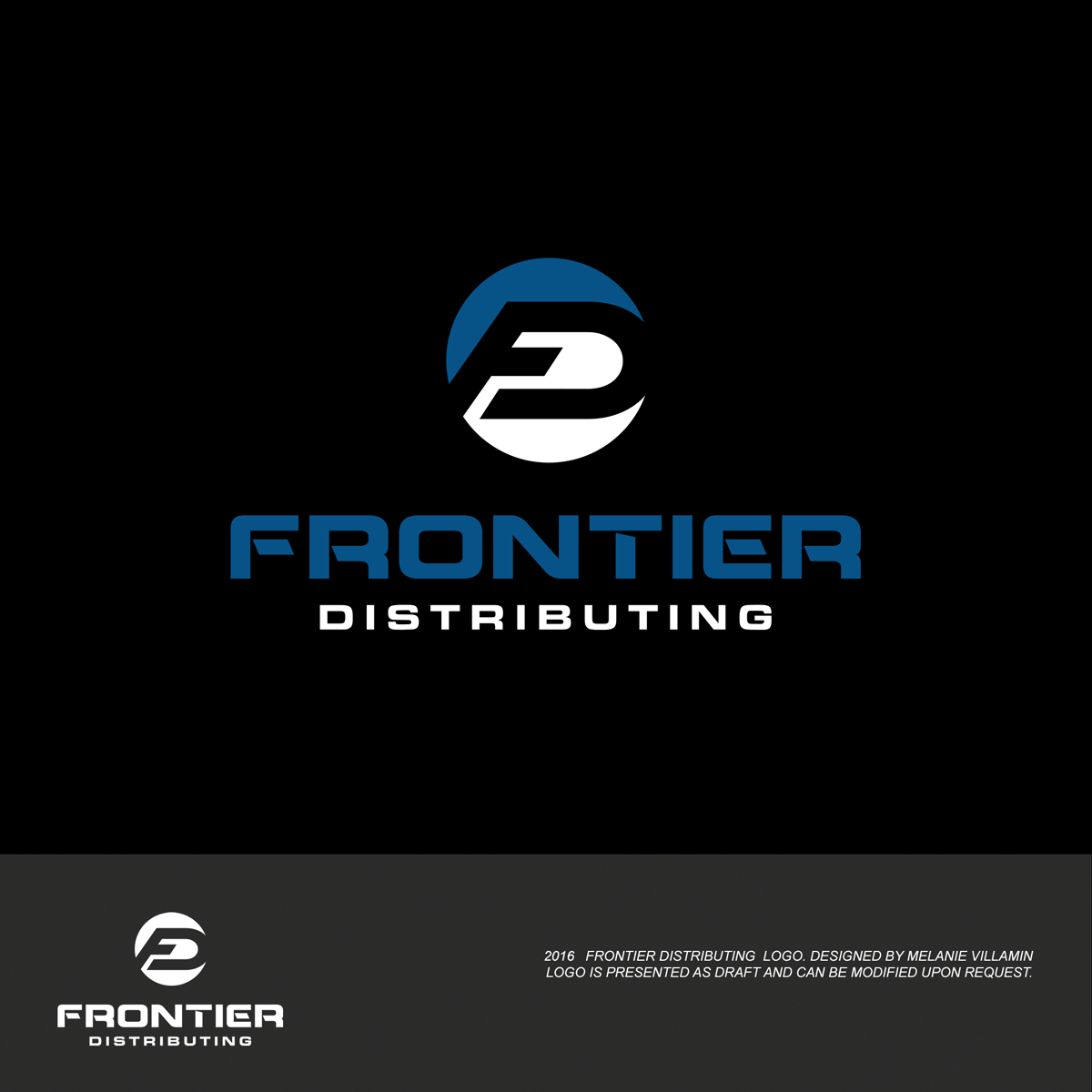 Logo Design by mvillamin for Frontier Distributing | Design #9534310