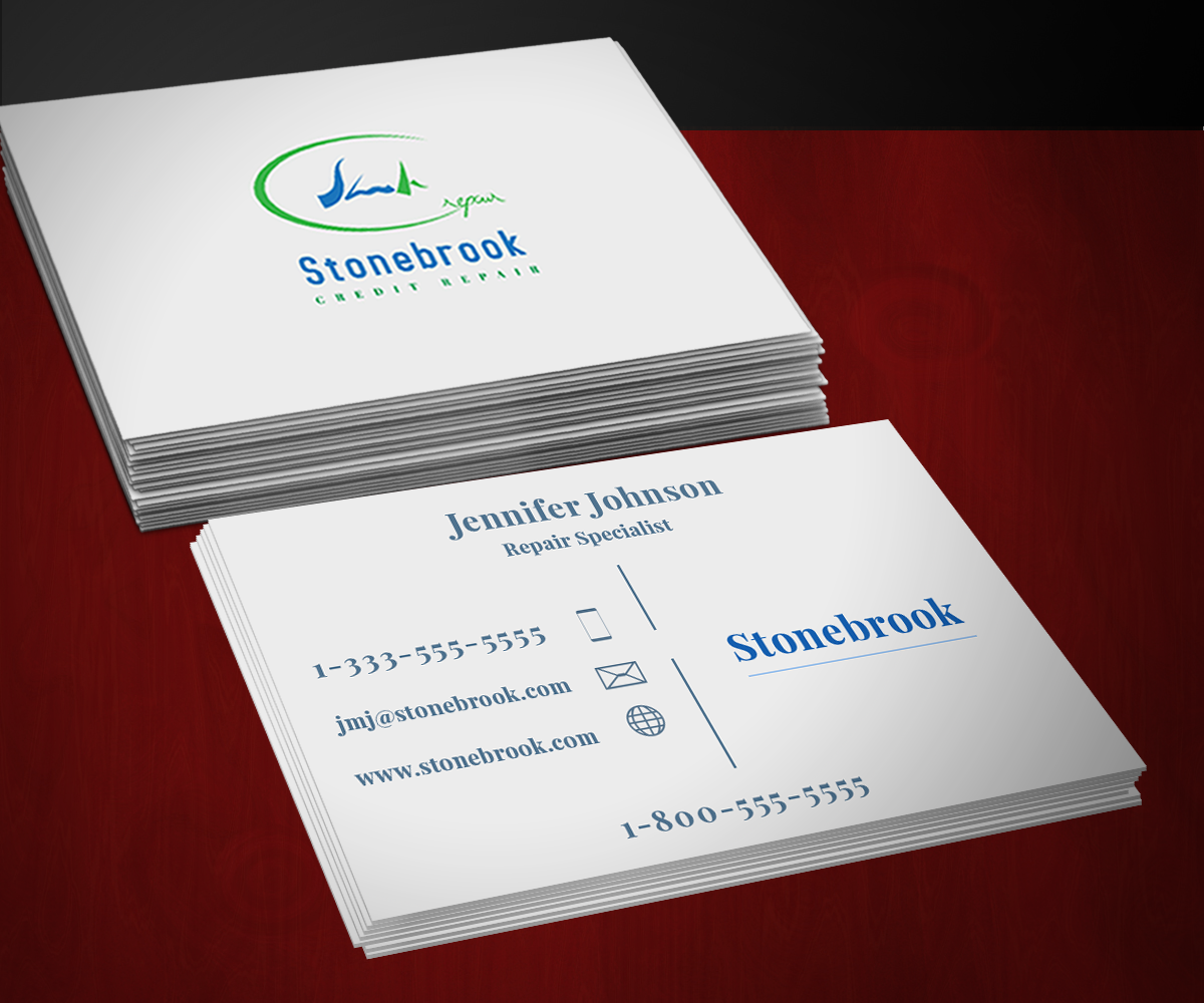 Logo Design by Zart for Stonebrook Credit Repair | Design #9553453
