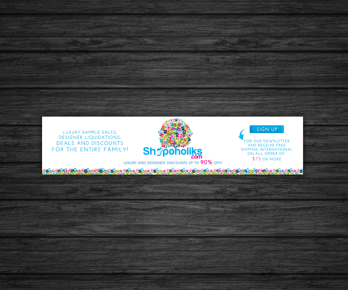 Banner Ad Design by FutureDesigne for Shopoholiks Inc. | Design #2110649
