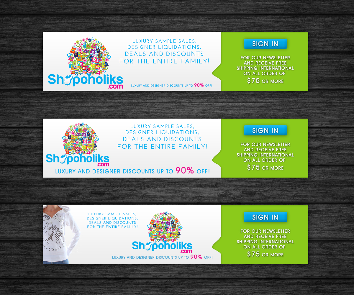 Banner-Design von FutureDesigne für Shopoholiks Inc. | Design #2111004