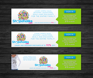 Banner Ad Design by FutureDesigne for Shopoholiks Inc. | Design: #2111004