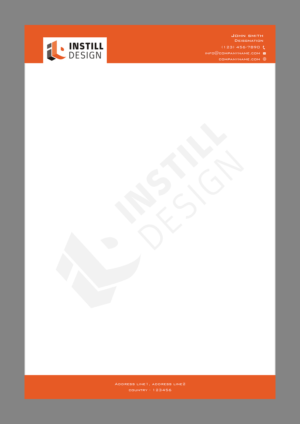 Diseño de Membrete por Creations Box 2015 para Instill Design & Drafting | Diseño: #9530119