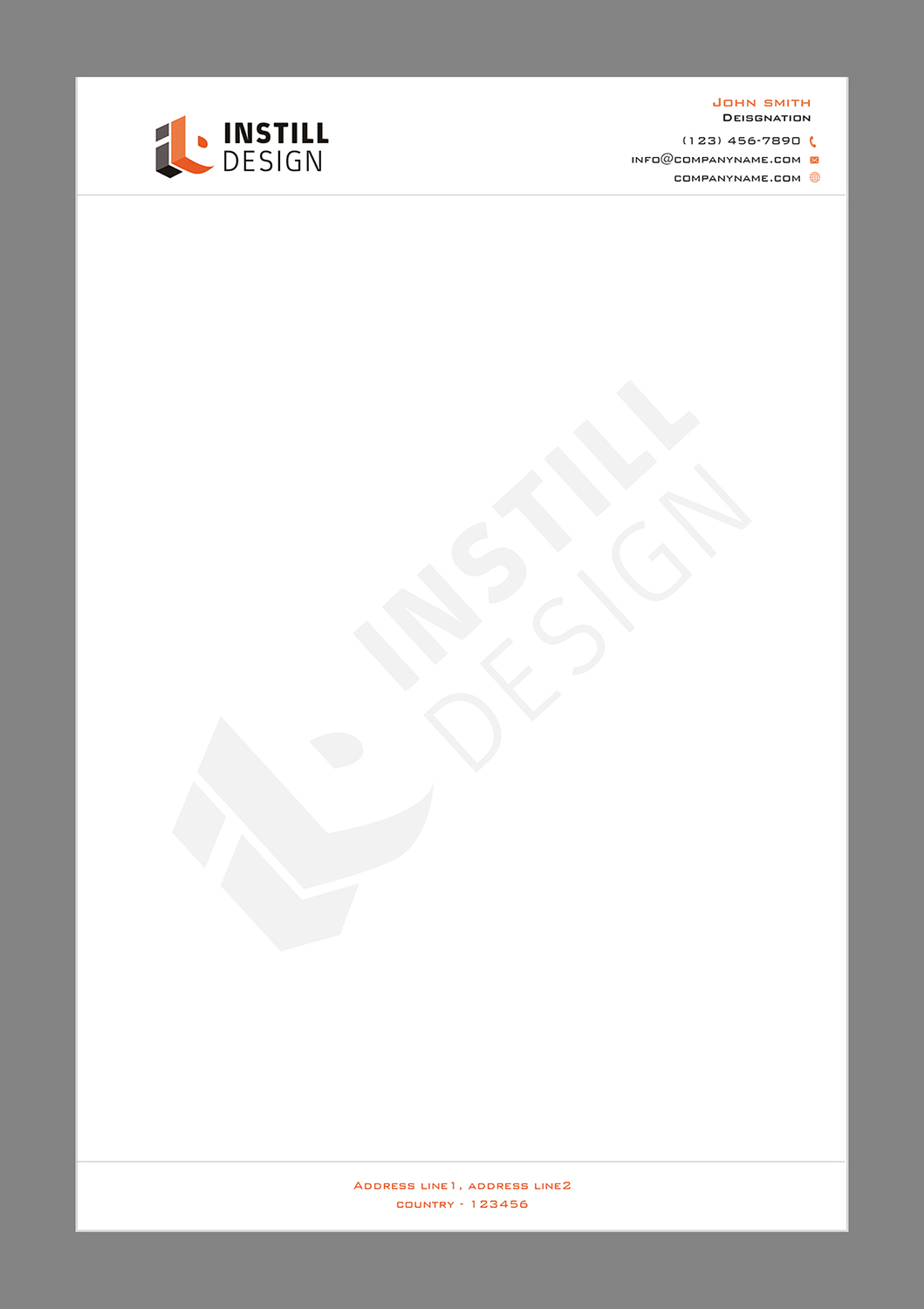 Diseño de Membrete por Creations Box 2015 para Instill Design & Drafting | Diseño #9530120