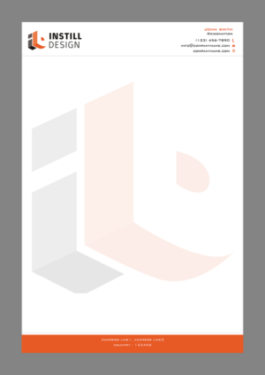 Letterhead Design by Creations Box 2015 for Instill Design & Drafting | Design: #9530124