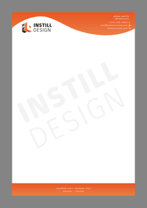 Letterhead Design by Creations Box 2015 for Instill Design & Drafting | Design: #9530129