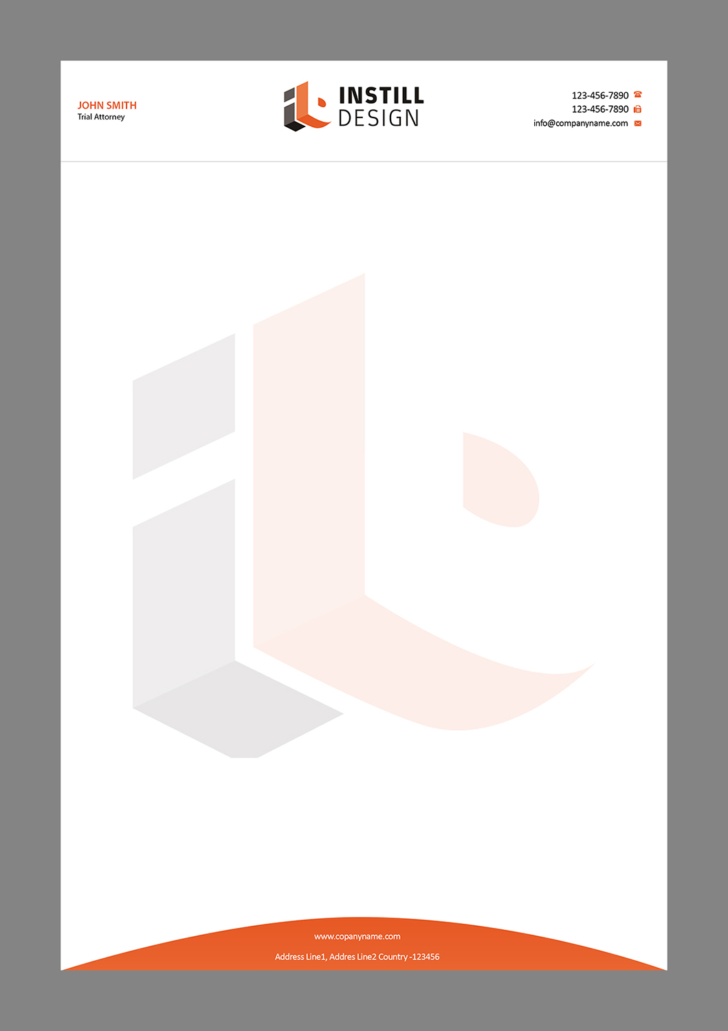 Letterhead Design by Creations Box 2015 for Instill Design & Drafting | Design #9530130