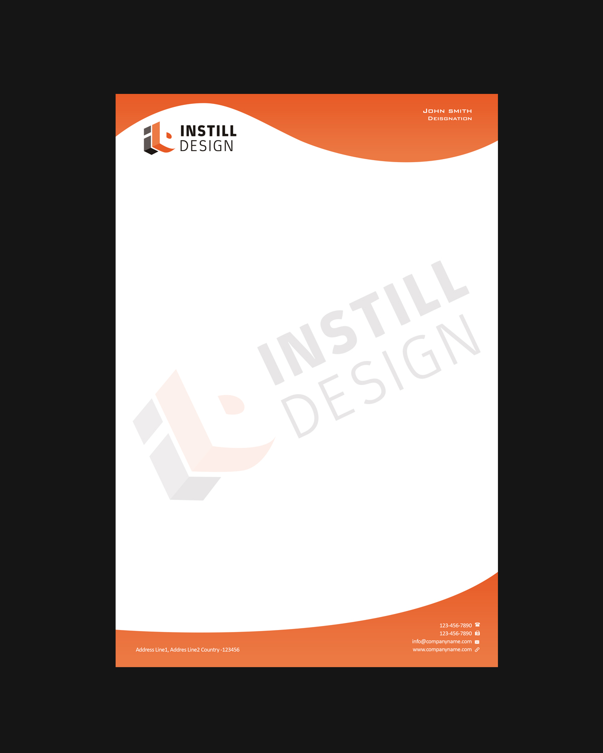 Letterhead Design by Creations Box 2015 for Instill Design & Drafting | Design #9569935
