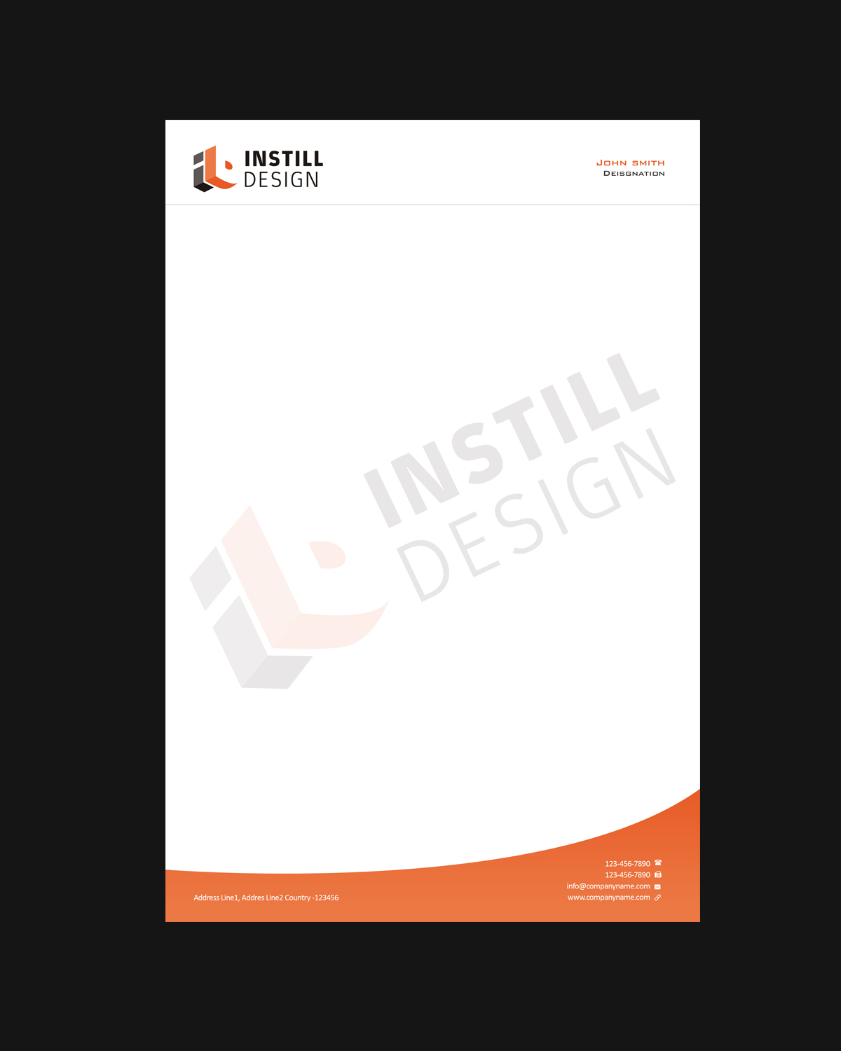 Letterhead Design by Creations Box 2015 for Instill Design & Drafting | Design #9569936