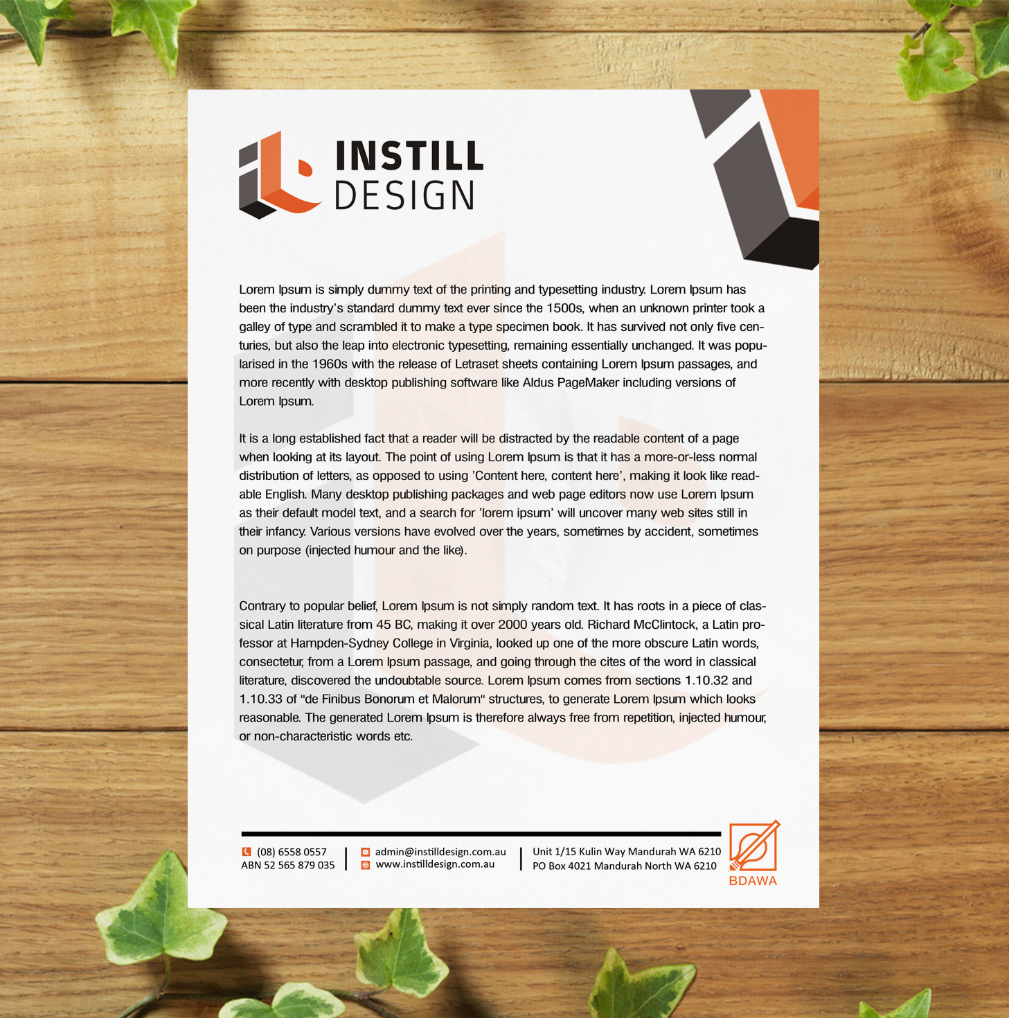 Briefkopf-Design von SL Designer für Instill Design & Drafting | Design #9534862
