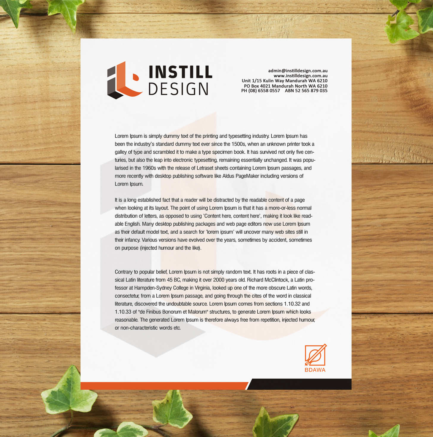 Letterhead Design by SL Designer for Instill Design & Drafting | Design #9534870