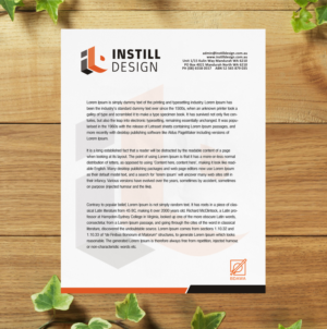 Letterhead Design by SL Designer for Instill Design & Drafting | Design: #9534870