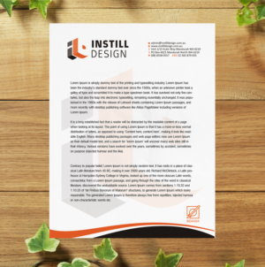 Diseño de Membrete por SL Designer para Instill Design & Drafting | Diseño: #9536193