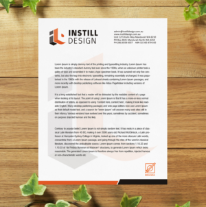 Letterhead Design by SL Designer for Instill Design & Drafting | Design: #9536289