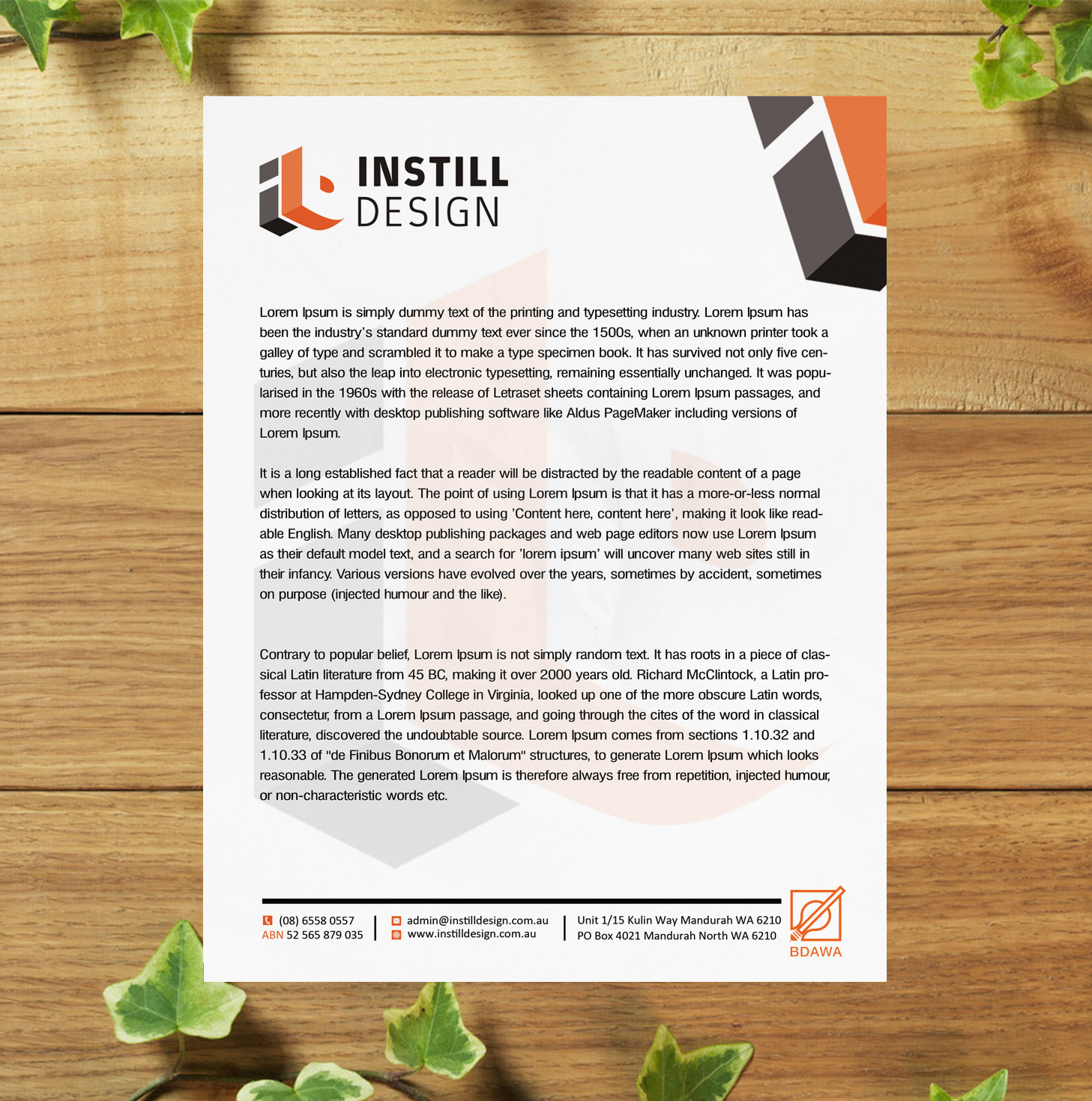 Letterhead Design by SL Designer for Instill Design & Drafting | Design #9536326