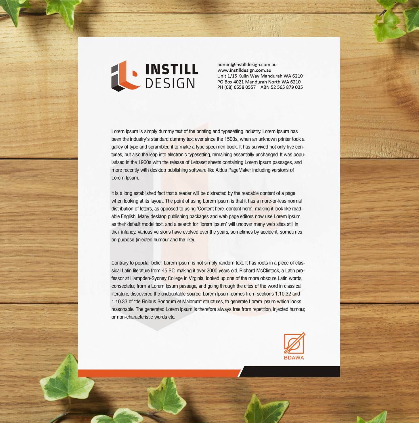 Letterhead Design by SL Designer for Instill Design & Drafting | Design #9544314