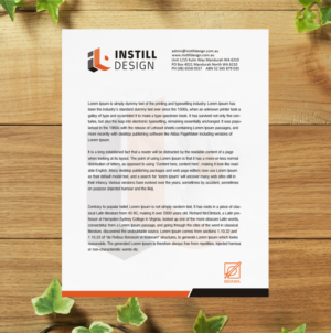 Diseño de Membrete por SL Designer para Instill Design & Drafting | Diseño: #9544314