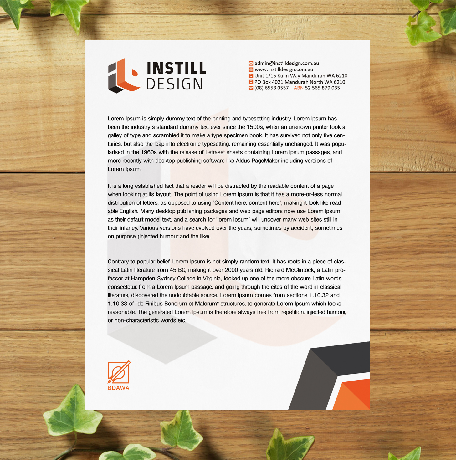 Letterhead Design by SL Designer for Instill Design & Drafting | Design #9544321