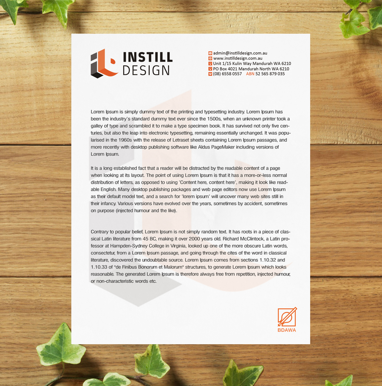 Letterhead Design by SL Designer for Instill Design & Drafting | Design #9544322