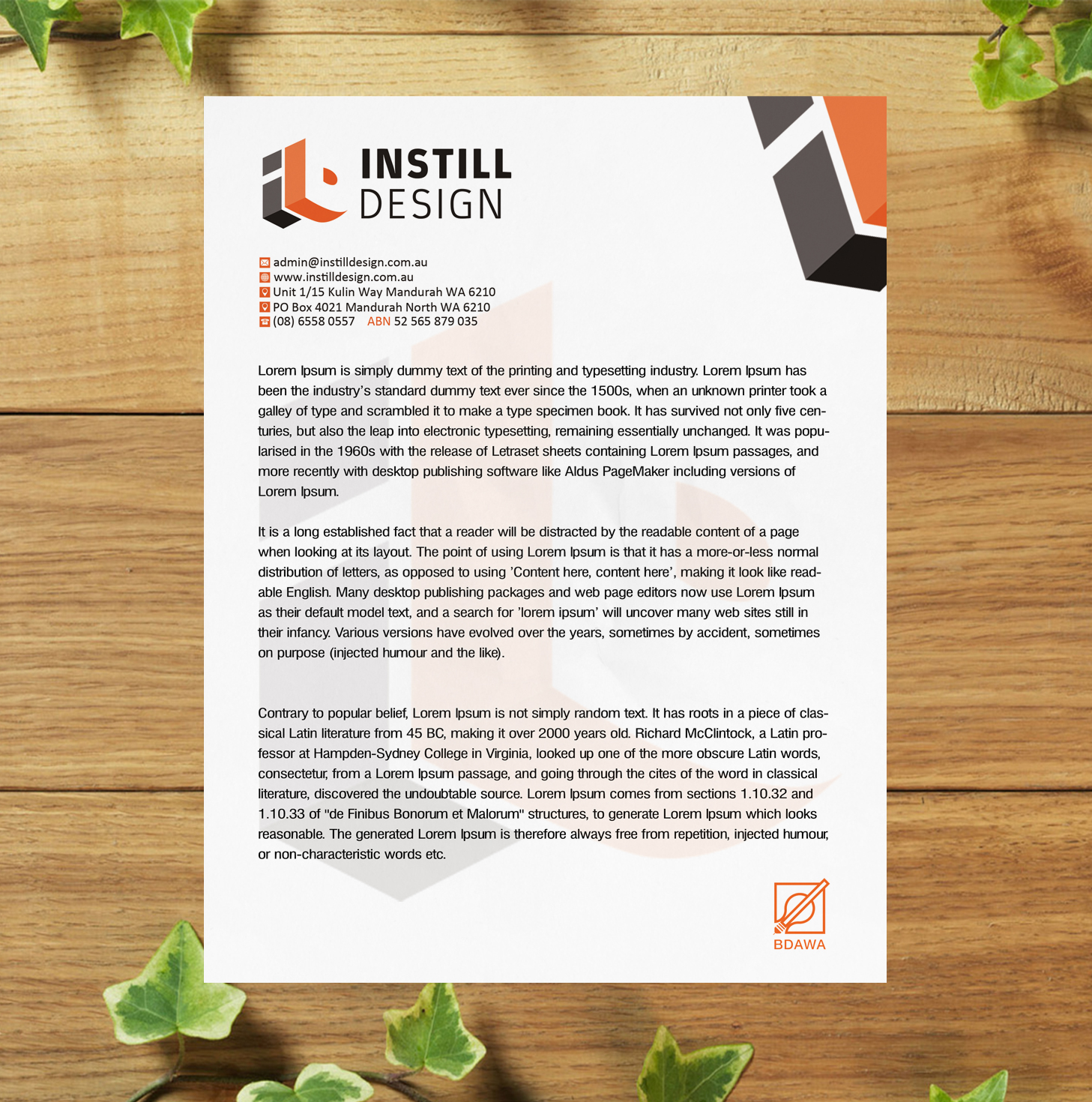 Diseño de Membrete por SL Designer para Instill Design & Drafting | Diseño #9544323