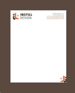 Letterhead Design by meet007 for Instill Design & Drafting | Design: #9534258