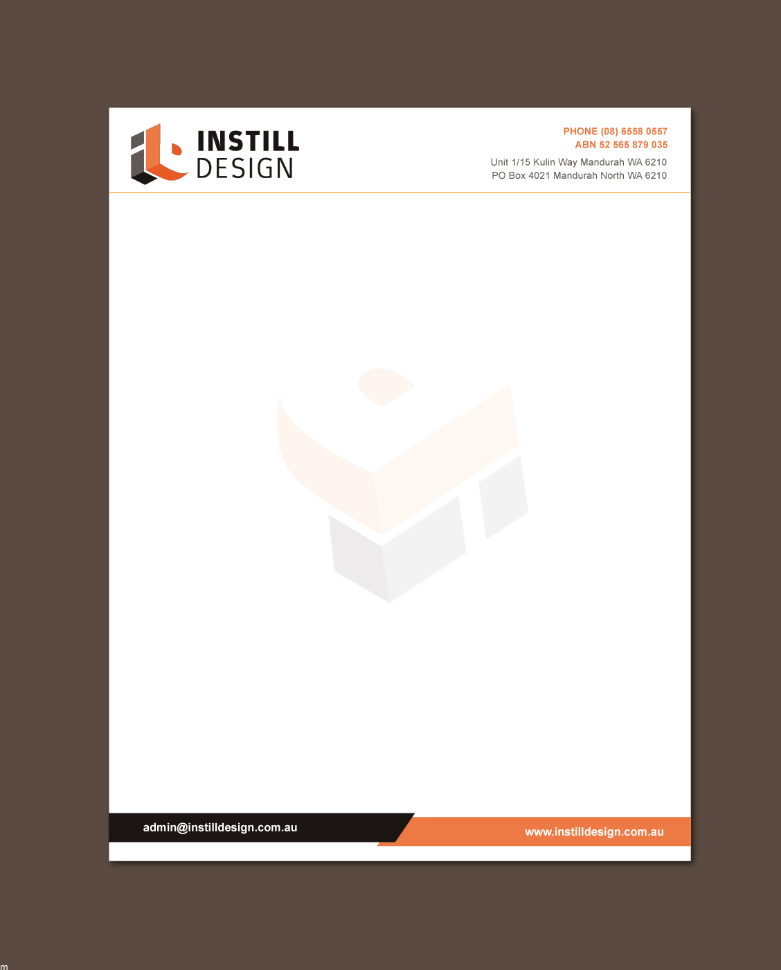 Letterhead Design by meet007 for Instill Design & Drafting | Design #9534443