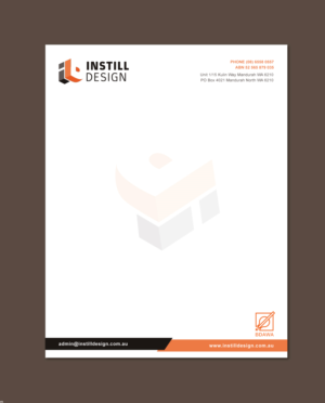 Letterhead Design by meet007 for Instill Design & Drafting | Design: #9537139