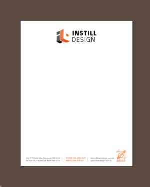 Letterhead Design by meet007 for Instill Design & Drafting | Design: #9537244