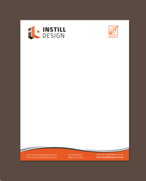Diseño de Membrete por meet007 para Instill Design & Drafting | Diseño: #9537629