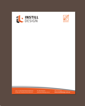 Diseño de Membrete por meet007 para Instill Design & Drafting | Diseño: #9537707