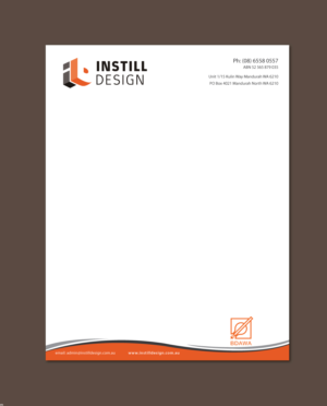 Diseño de Membrete por meet007 para Instill Design & Drafting | Diseño: #9547083