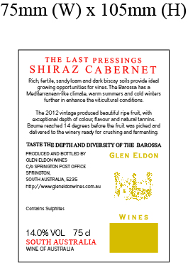 Graphic Design by Ivan Low for Glen Eldon Wines | Design #2092137