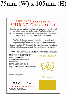 Graphic Design by Ivan Low for Glen Eldon Wines | Design: #2092137