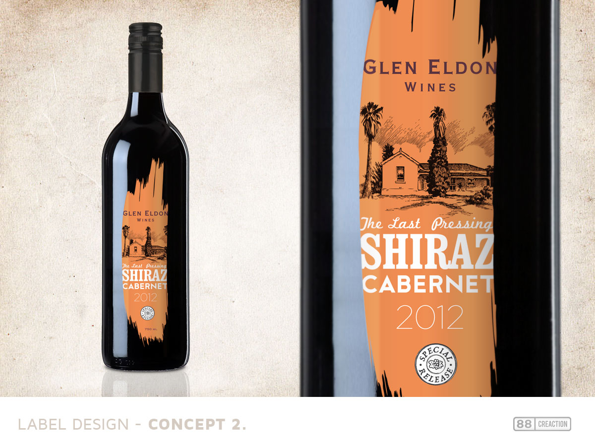 Graphic Design by 88 creaction for Glen Eldon Wines | Design #2094263