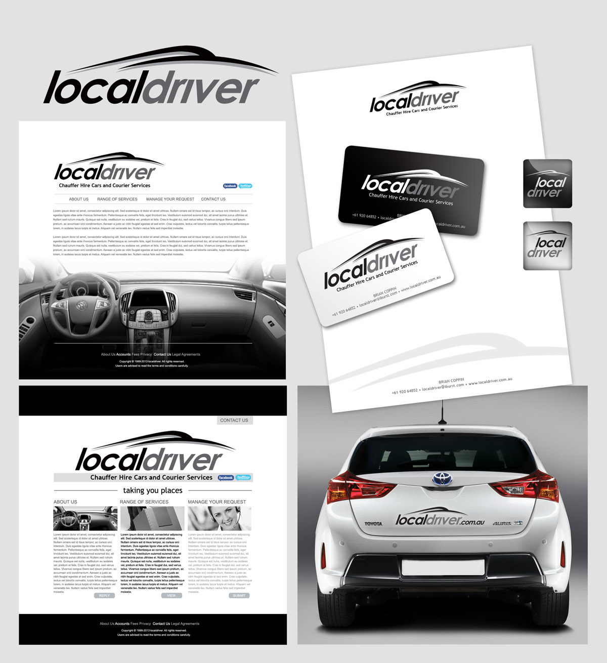 Logo Design by ELOISE LIND for local driver | Design: #2102211