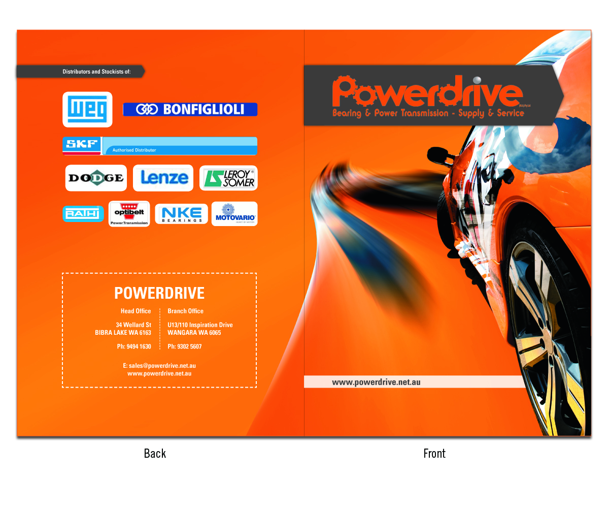 Broschüren-Design von Elly für Powerdrive  | Design #2123437