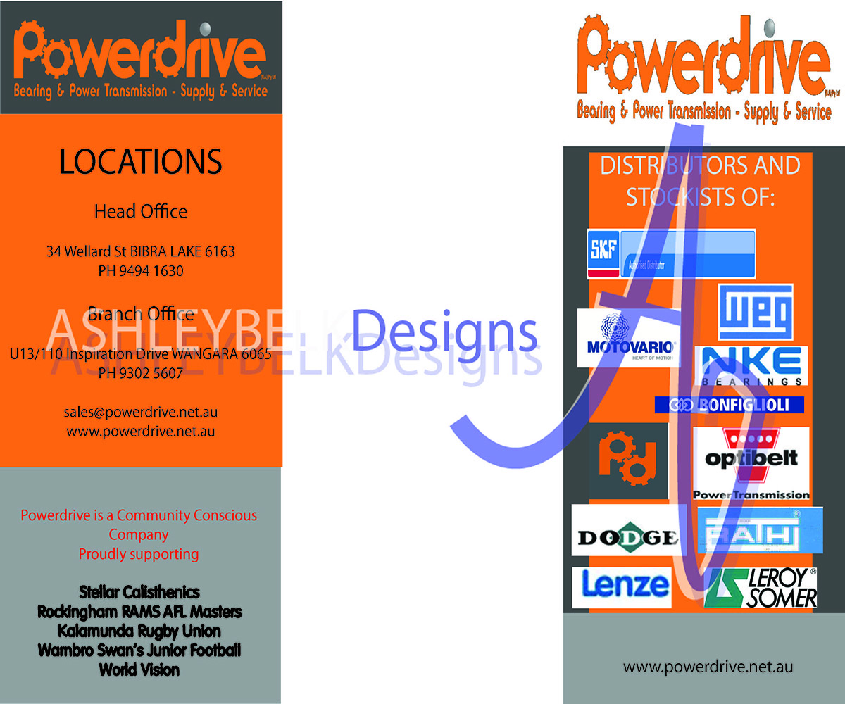 Brochure Design by Ashley Belk for Powerdrive  | Design #2150811